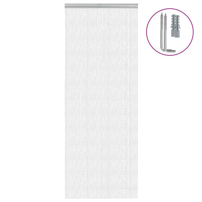 Chain Door Fly Screen 31.5x79.1" Aluminium