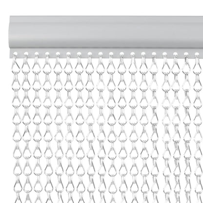 Chain Door Fly Screen 31.5x83.5" Aluminium