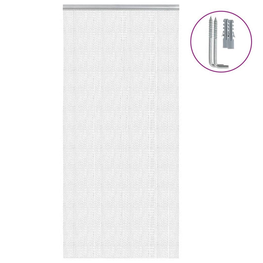 Chain Door Fly Screen 39.4x78.7" Aluminium
