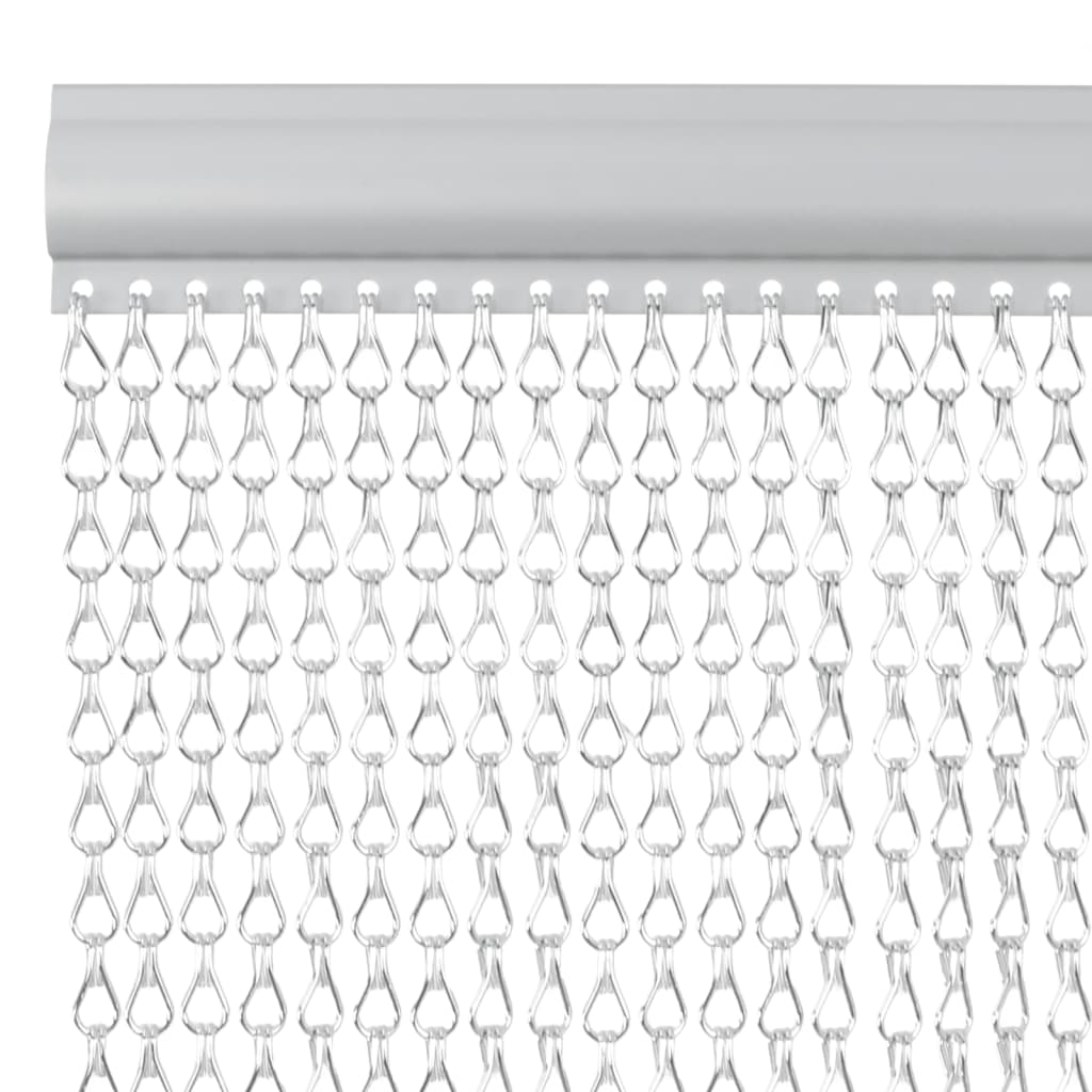 Chain Door Fly Screen 39.4x83.5" Aluminium