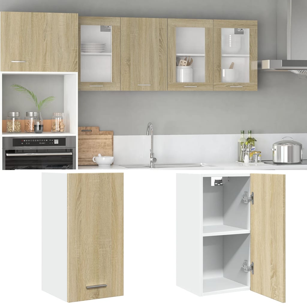 Hanging Cabinet Lyon Sonoma Oak 29.5x31x60 cm Engineered Wood