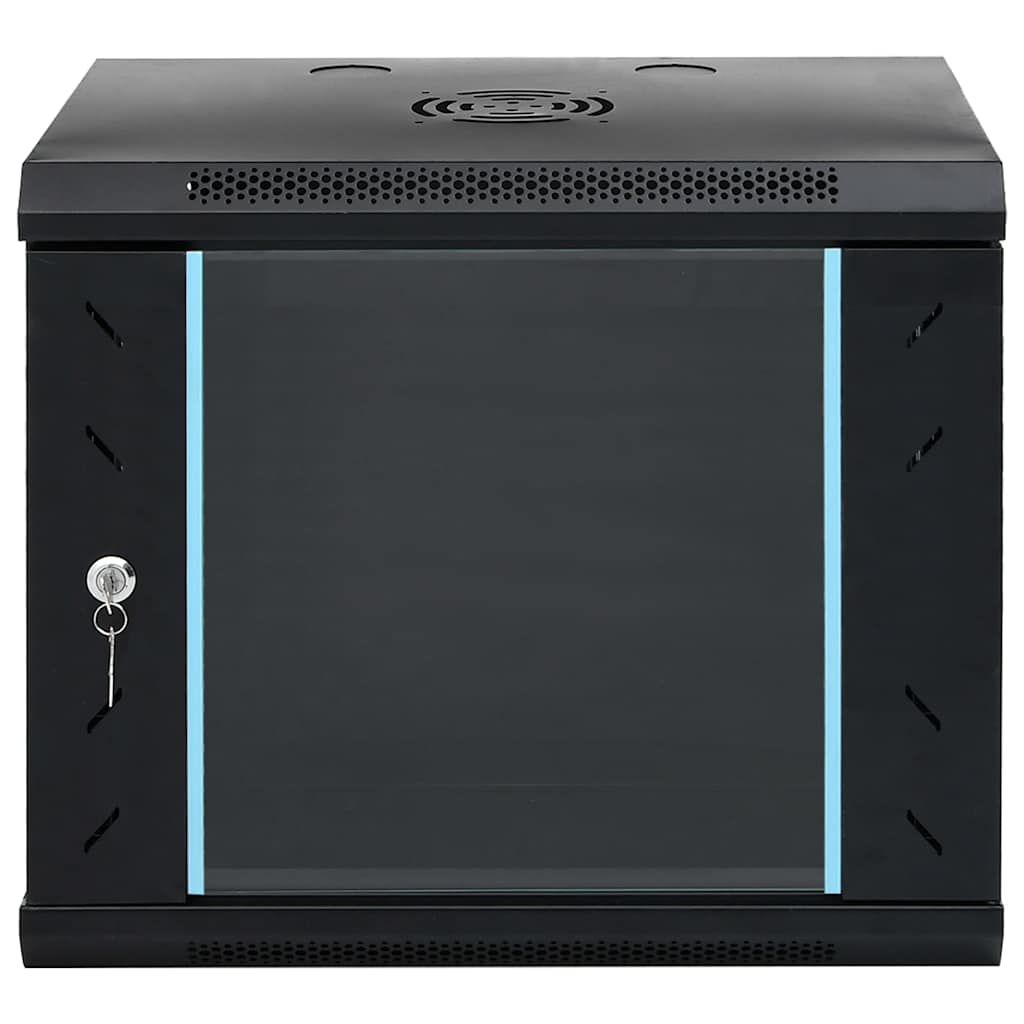9U Wall Mounted Network Cabinet 19" IP20 20.9x15.7x17.7"