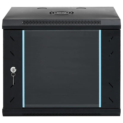 9U Wall Mounted Network Cabinet 19" IP20 20.9x15.7x17.7"