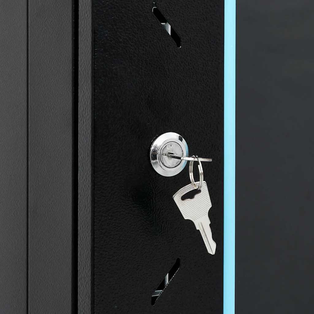 9U Wall Mounted Network Cabinet 19" IP20 20.9x15.7x17.7"