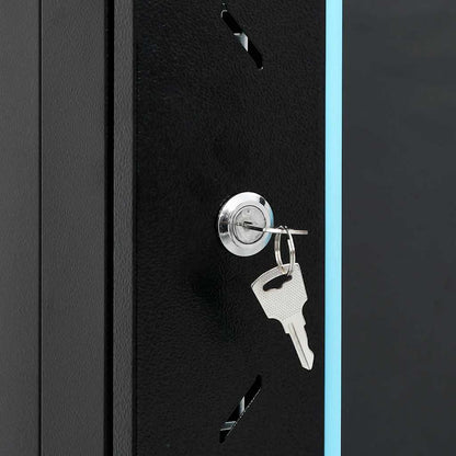 9U Wall Mounted Network Cabinet 19" IP20 20.9x15.7x17.7"
