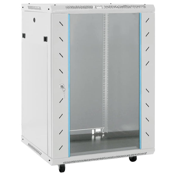 15U Network Cabinet with Swivel Feet 19" IP20 60x45x86 cm