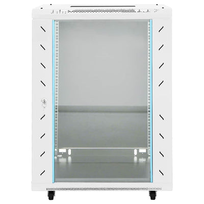 15U Network Cabinet with Swivel Feet 19" IP20 23.6"x17.7"x33.9"