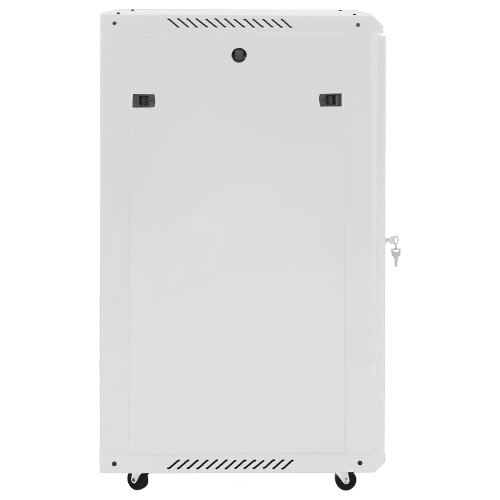 18U Network Cabinet with Swivel Feet 19" IP20 23.6"x23.6"x39.4"