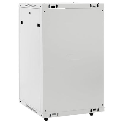18U Network Cabinet with Swivel Feet 19" IP20 23.6"x23.6"x39.4"