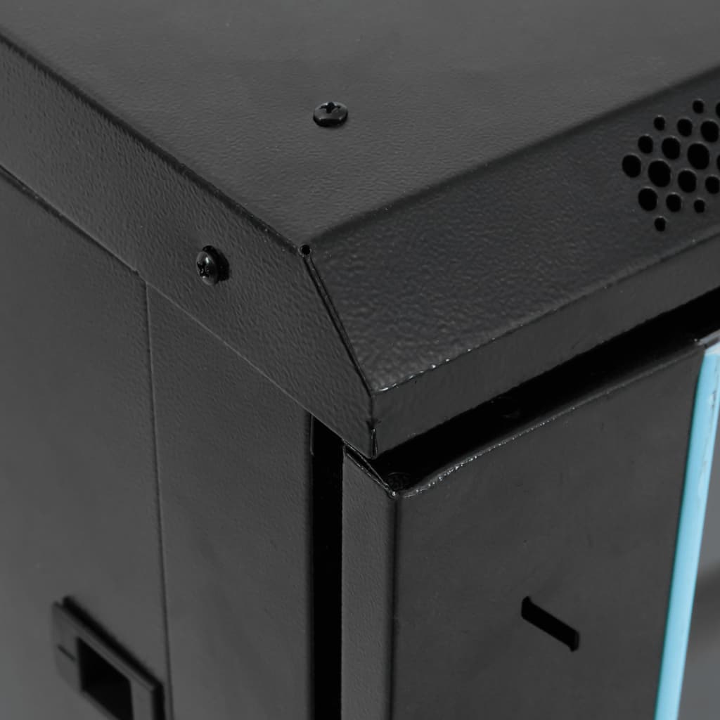 22U Network Cabinet with Swivel Feet 19" IP20 23.6x23.6x47.2"