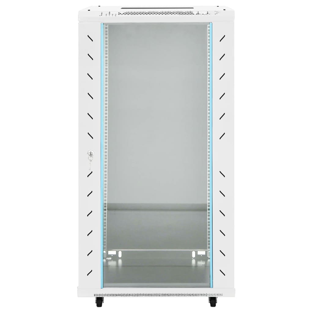 22U Network Cabinet with Swivel Feet 19" IP20 23.6"x23.6"x47.2"