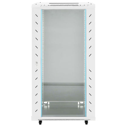 22U Network Cabinet with Swivel Feet 19" IP20 23.6"x23.6"x47.2"
