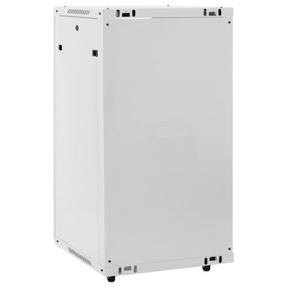 22U Network Cabinet with Swivel Feet 19" IP20 23.6"x23.6"x47.2"