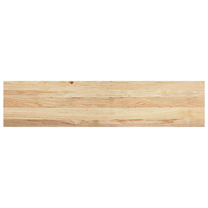 Stair Treads 4 pcs Untreated 110x25x2 cm Solid Wood Oak