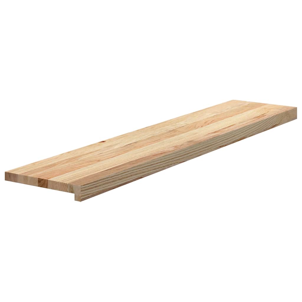Stair Treads 4 pcs Untreated 120x30x2 cm Solid Wood Oak