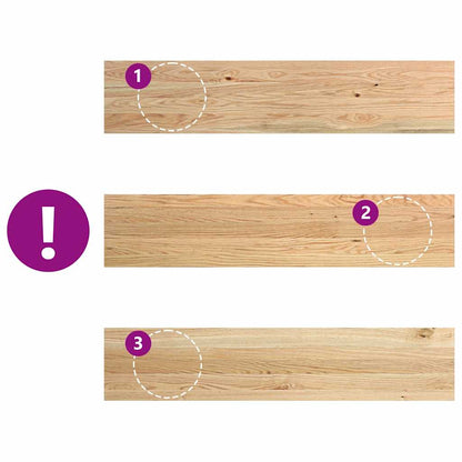 Stair Treads 4 pcs Untreated 120x30x2 cm Solid Wood Oak