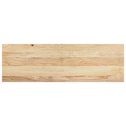 Stair Treads 8 pcs Untreated 80x25x2 cm Solid Wood Oak