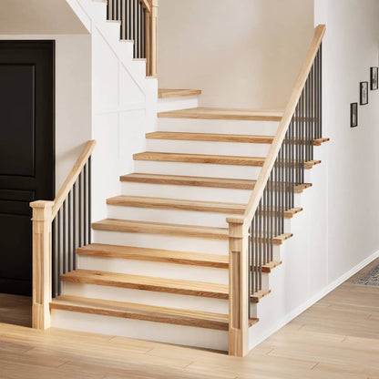 Stair Treads 8 pcs Untreated 120x25x2 cm Solid Wood Oak