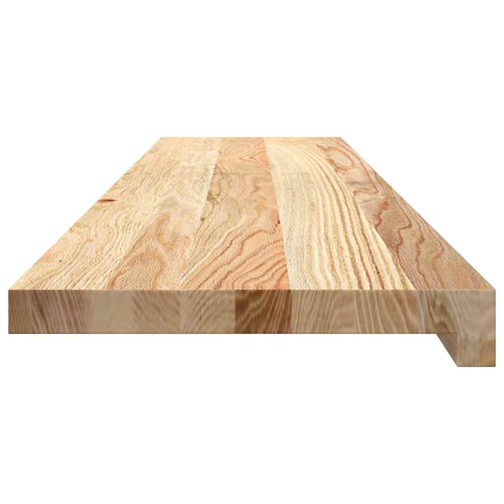 Stair Treads 8 pcs Untreated 110x30x2 cm Solid Wood Oak