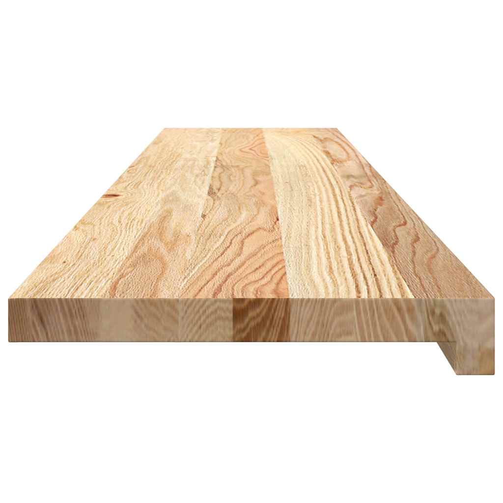 Stair Treads 12 pcs Untreated 120x25x2 cm Solid Wood Oak