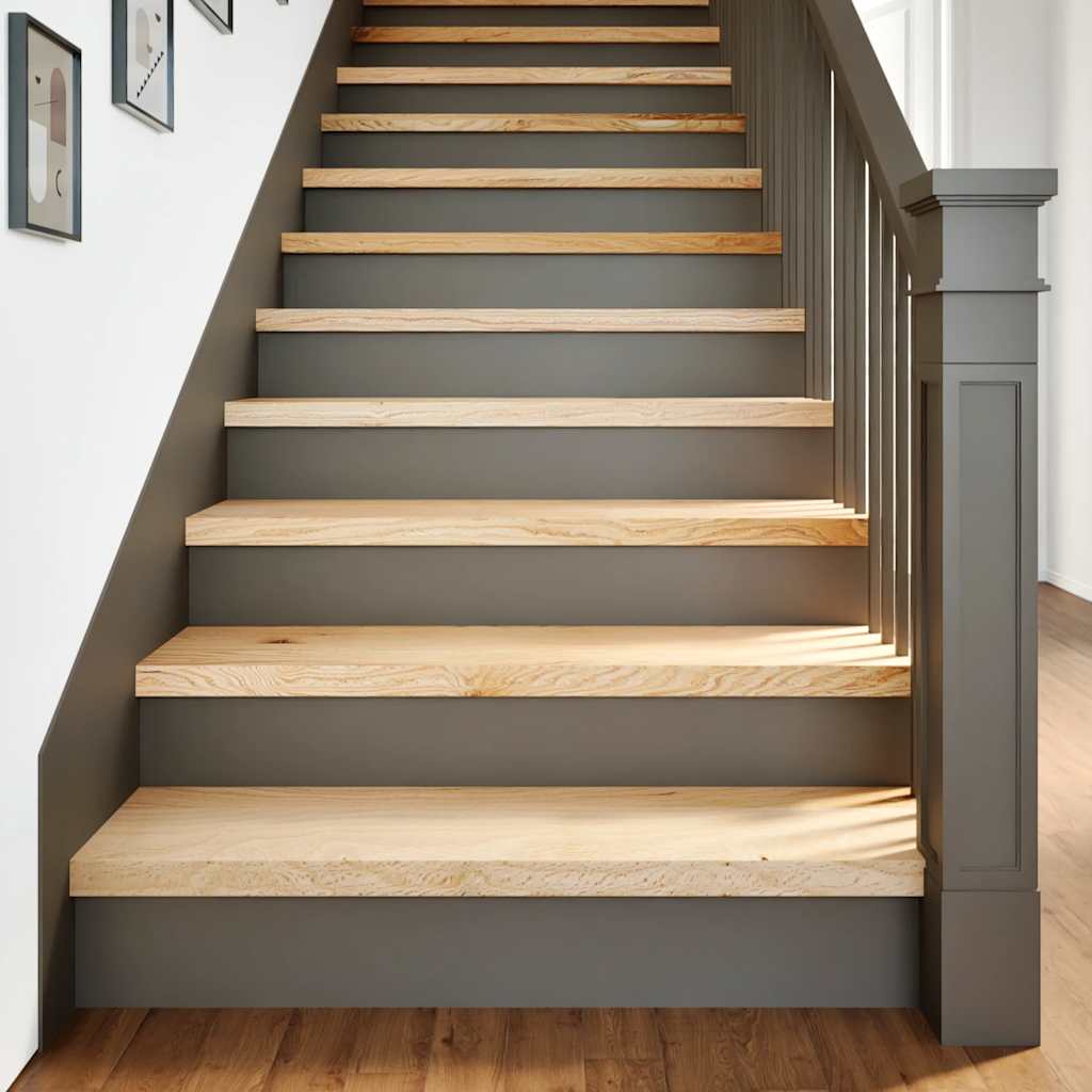 Stair Treads 16 pcs Untreated 90x25x2 cm Solid Wood Oak
