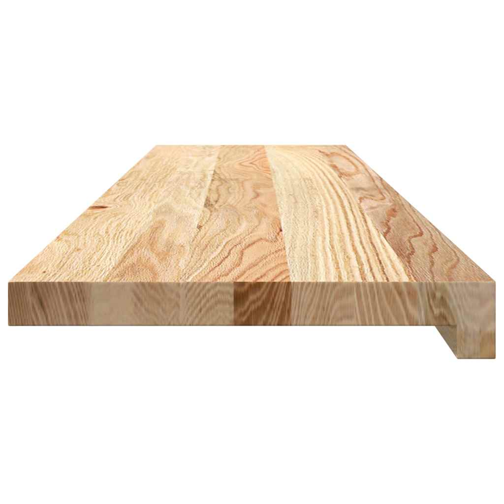 Stair Treads 16 pcs Untreated 100x25x2 cm Solid Wood Oak
