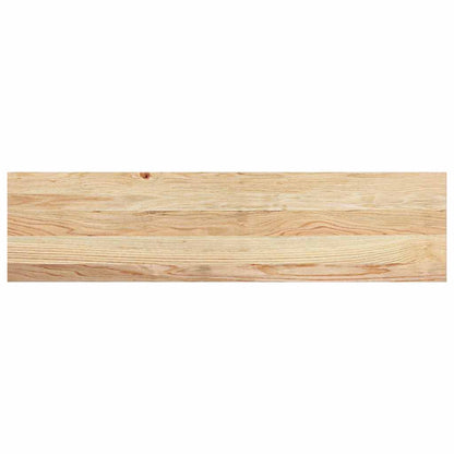 Stair Treads 20 pcs Untreated 100x25x2 cm Solid Wood Oak