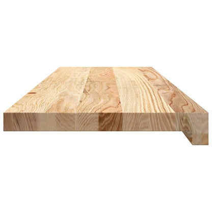 Stair Treads 20 pcs Untreated 80x30x2 cm Solid Wood Oak