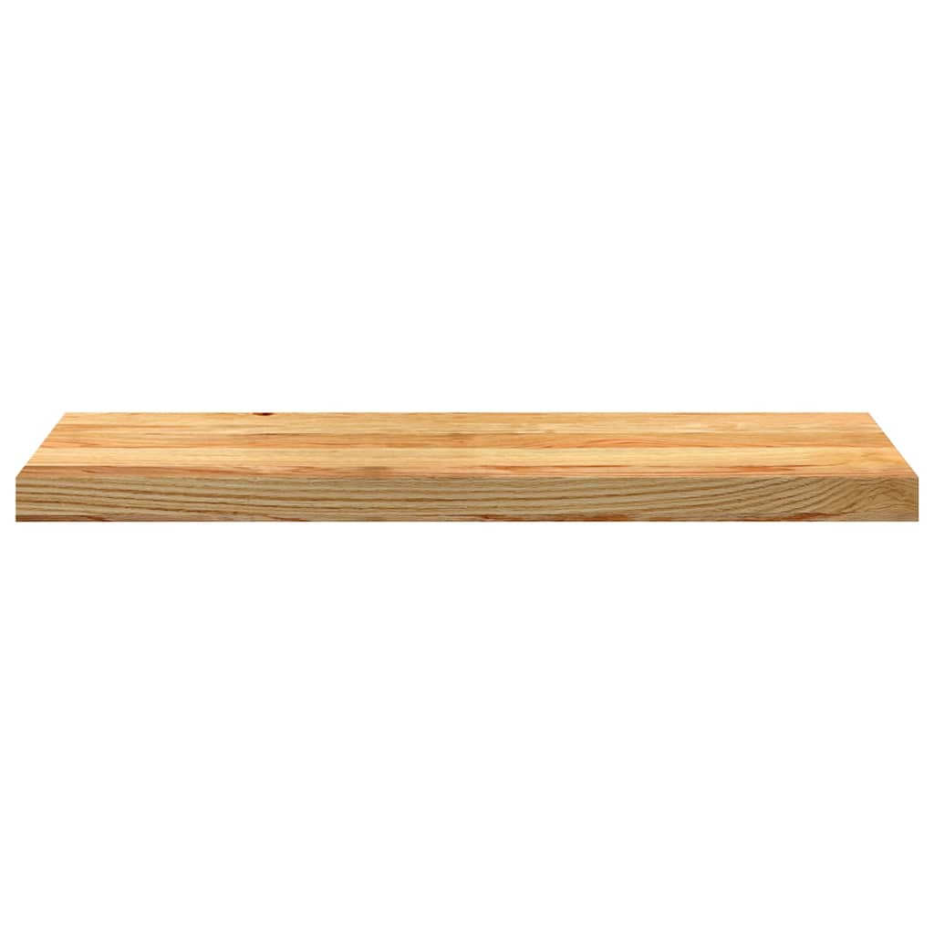 Stair Treads 4 pcs Light Brown 80x30x2 cm Solid Wood Oak