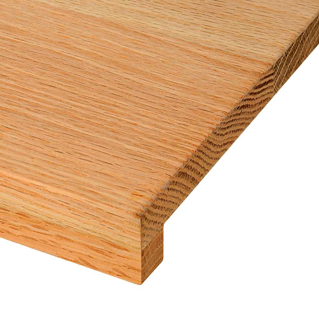 Stair Treads 4 pcs Light Brown 90x30x2 cm Solid Wood Oak