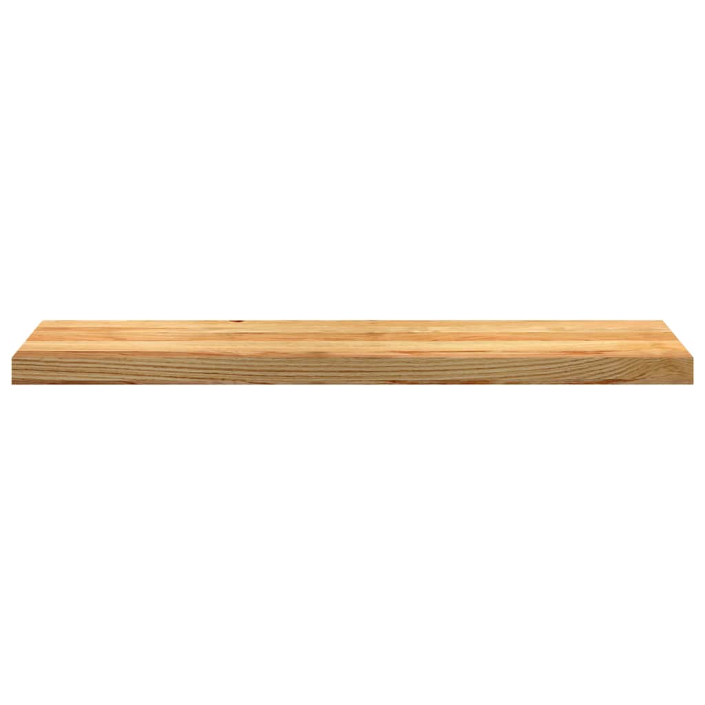 Stair Treads 4 pcs Light Brown 100x30x2 cm Solid Wood Oak