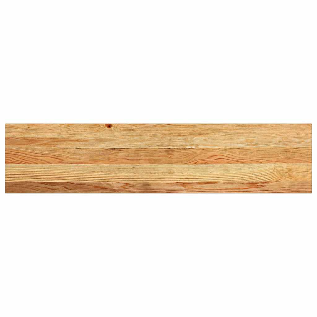 Stair Treads 8 pcs Light Brown 110x25x2 cm Solid Wood Oak