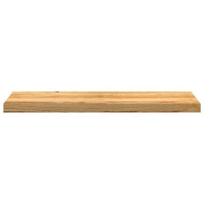 Stair Treads 8 pcs Light Brown 90x30x2 cm Solid Wood Oak