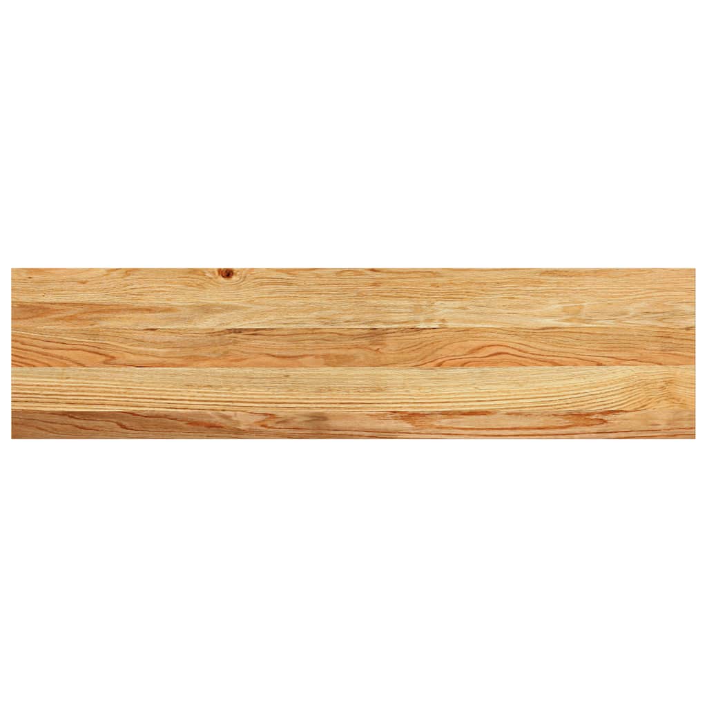 Stair Treads 8 pcs Light Brown 100x30x2 cm Solid Wood Oak