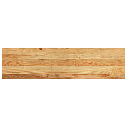 Stair Treads 12 pcs Light Brown 70x30x2 cm Solid Wood Oak