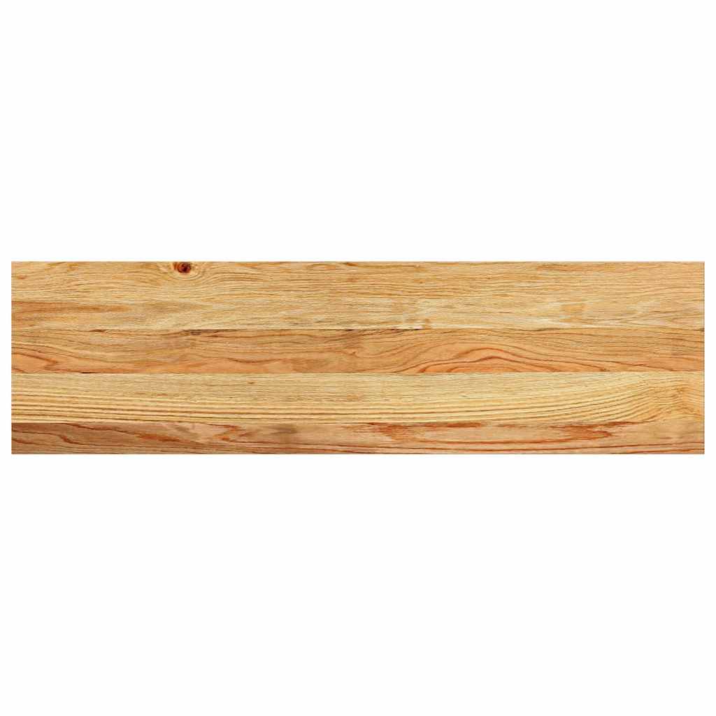 Stair Treads 12 pcs Light Brown 90x30x2 cm Solid Wood Oak