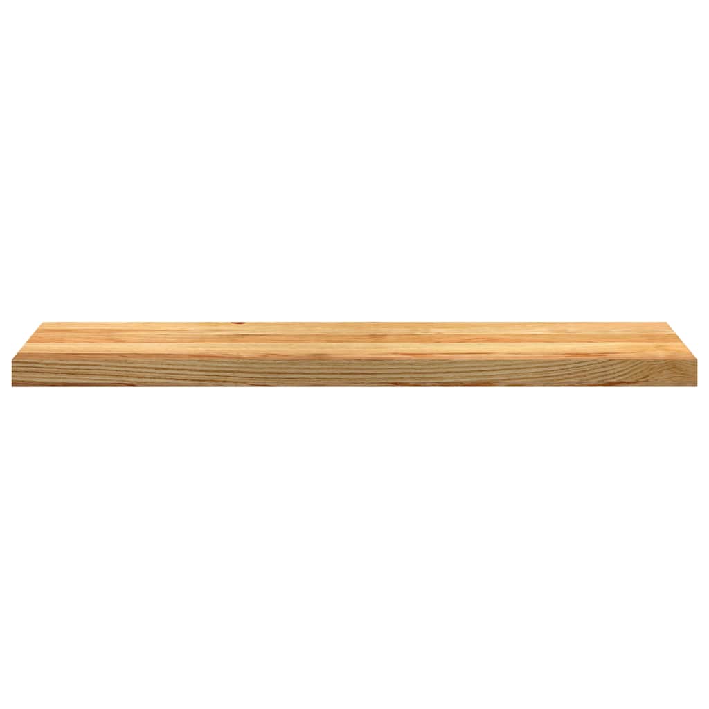 Stair Treads 16 pcs Light Brown 100x25x2 cm Solid Wood Oak