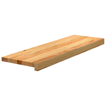 Stair Treads 16 pcs Light Brown 80x30x2 cm Solid Wood Oak