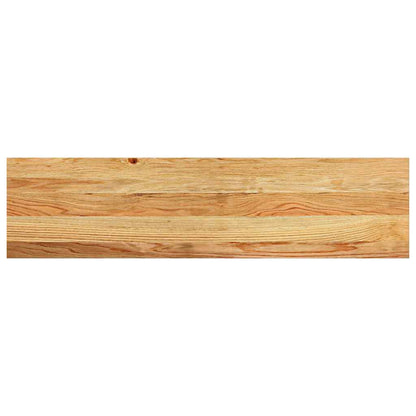 Stair Treads 16 pcs Light Brown 100x30x2 cm Solid Wood Oak