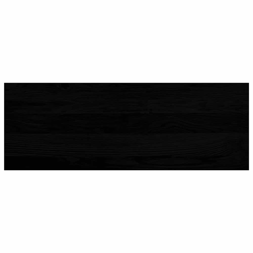 Stair Treads 4 pcs Brown Black 70x25x2 cm Solid Wood Oak