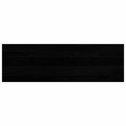 Stair Treads 4 pcs Brown Black 80x25x2 cm Solid Wood Oak