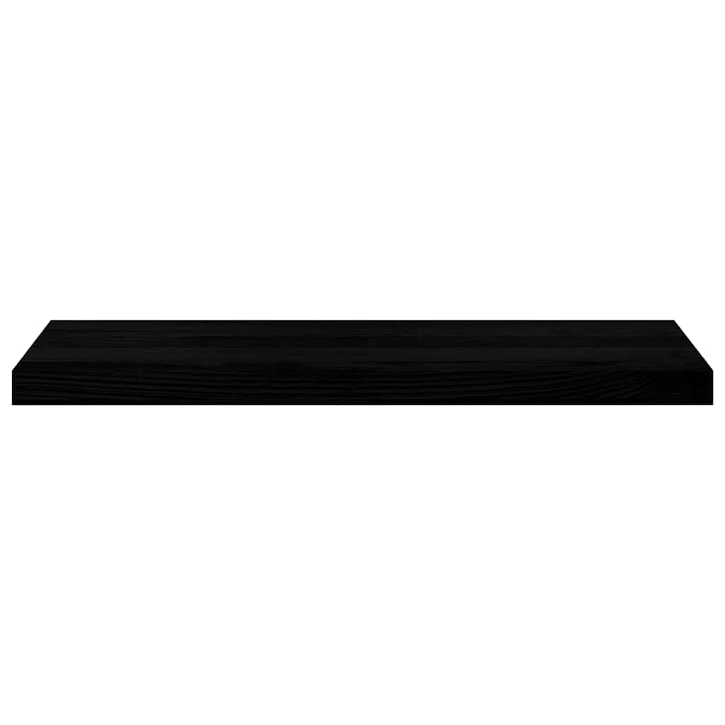 Stair Treads 4 pcs Brown Black 80x25x2 cm Solid Wood Oak