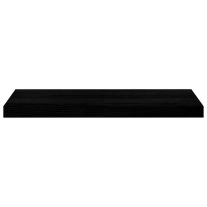 Stair Treads 4 pcs Brown Black 70x30x2 cm Solid Wood Oak