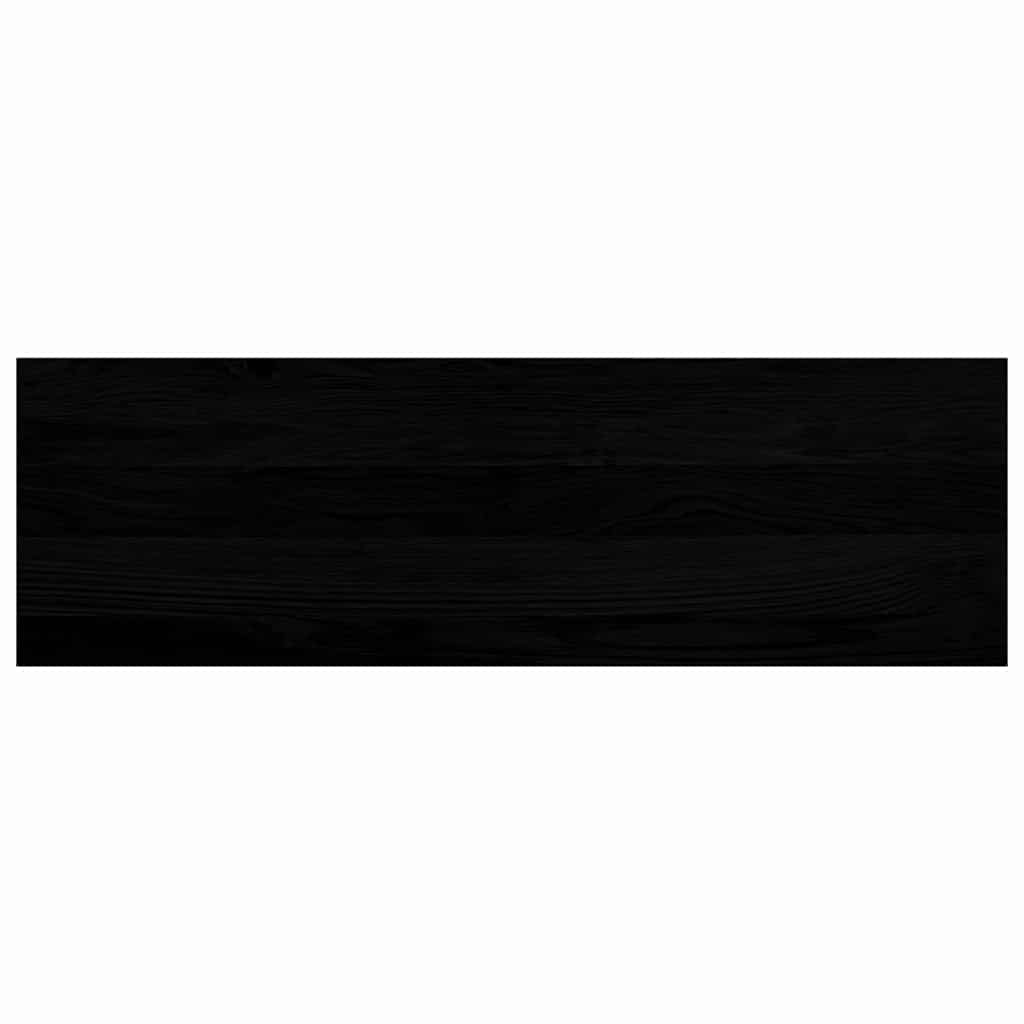 Stair Treads 4 pcs Brown Black 80x30x2 cm Solid Wood Oak