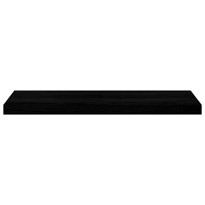 Stair Treads 8 pcs Brown Black 80x25x2 cm Solid Wood Oak