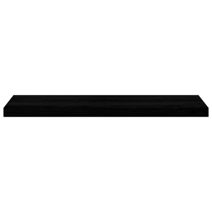 Stair Treads 8 pcs Brown Black 90x25x2 cm Solid Wood Oak
