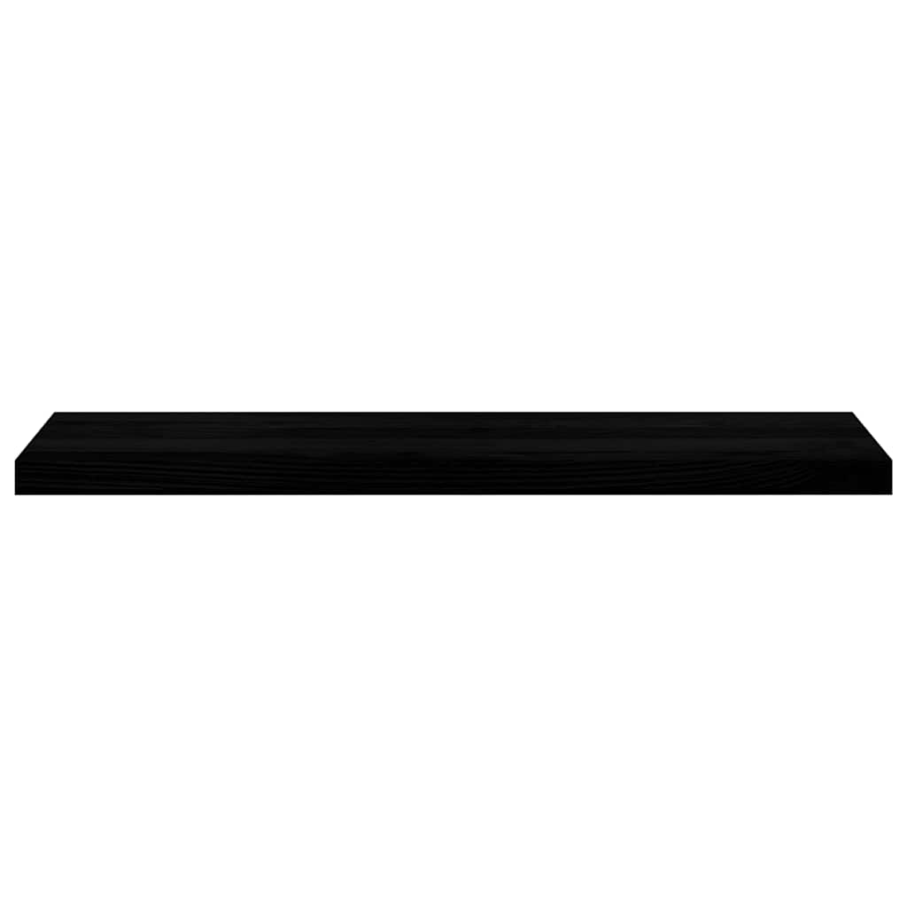 Stair Treads 8 pcs Brown Black 100x25x2 cm Solid Wood Oak