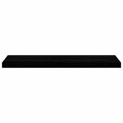 Stair Treads 8 pcs Brown Black 90x30x2 cm Solid Wood Oak