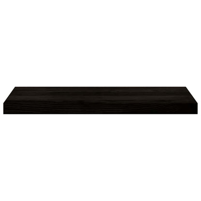 Stair Treads 12 pcs Brown Black 70x25x2 cm Solid Wood Oak