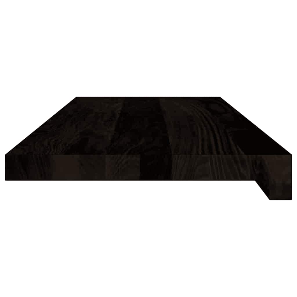 Stair Treads 12 pcs Brown Black 70x25x2 cm Solid Wood Oak